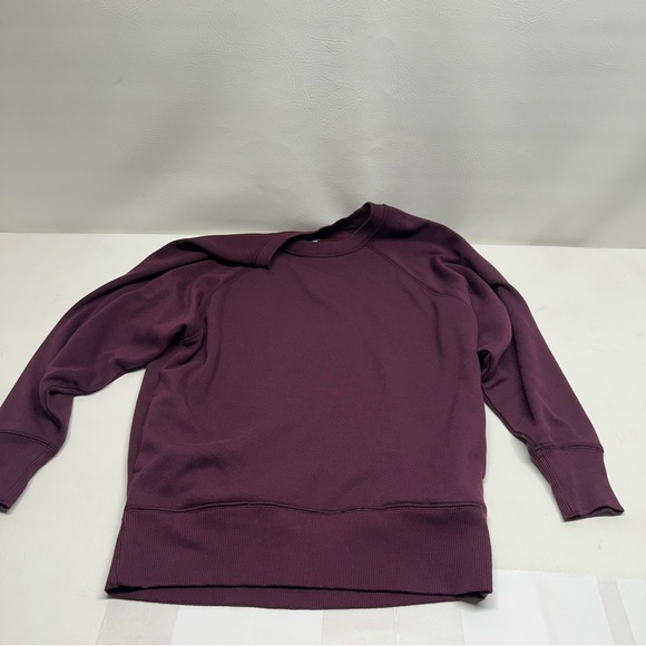 Aerie Maroon Pullover sweatshirt oversized size XS NWT - Picture 8 of 9